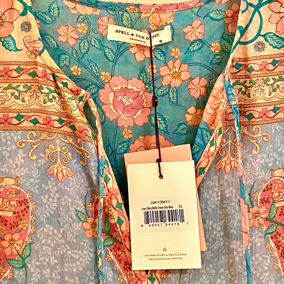 🌺🎉HP🎉🌺 NWT Spell & The Gypsy Love Story Boho Dress - Picture 16 of 16